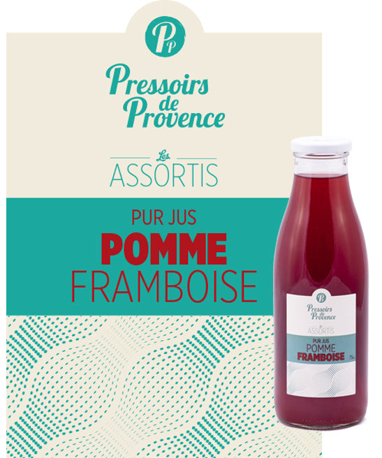 Jus pomme framboise