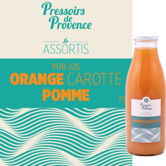 Jus orange carotte pomme