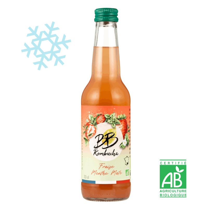 BB Kombucha fraise menthe maté